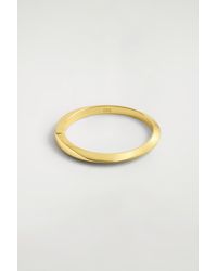 COS - Faceted Bangle - Lyst
