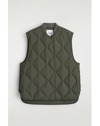COS - Oversized Quilted Down Gilet - Lyst