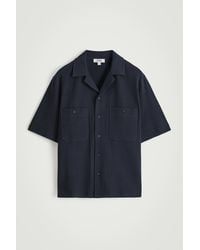COS - Cotton-Seersucker Resort Shirt - Lyst