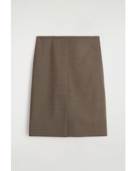 COS - Merino Wool-Blend Pencil Skirt - Lyst