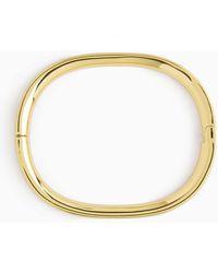COS - Recycled Brass Hinged Bangle - Lyst