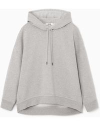 COS - Relaxed Jersey Hoodie - Lyst