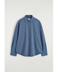 COS - Pima Cotton-Jersey Shirt - Lyst