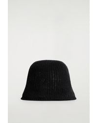 COS - Open-Knit Bucket Hat - Lyst