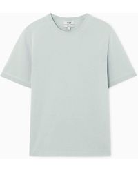 COS - Lightweight Knitted T-shirt - Lyst