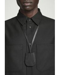 COS - Schlüsseletui Aus Leder Mit Überwendlingsstichen - Lyst