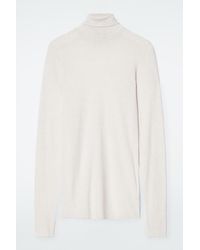 COS - Merino Wool Turtleneck Top - Lyst