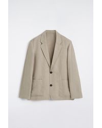 【極美品】【COS】UNSTRUCTURED WOOL-BLEND BLAZER UNSTRUCTURED WOOL-BLEND BLAZER - DARK BROWN | COS NL