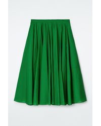 COS - Circle-Cut Midi Skirt - Lyst