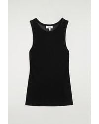COS - Ribbed Silk Tank Top - Lyst