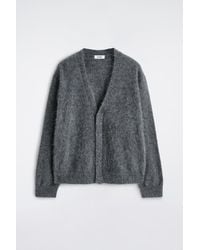 COS - Brushed-Cashmere V-Neck Cardigan - Lyst