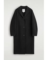 COS - Double-Faced Wool Long Coat - Lyst