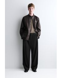COS - Jacke Aus Brüniertem Nappaleder - Lyst