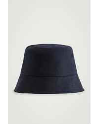 COS - Linen Bucket Hat - Lyst