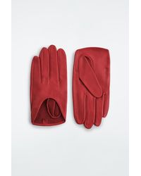 COS - Leather Driving Gloves - Lyst