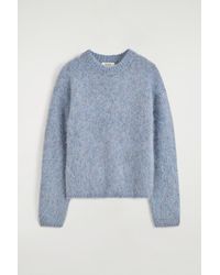 COS - Two-Tone Brushed-Cashmere Jumper - Lyst