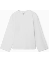 COS - Regular-fit Heavyweight Long-sleeved T-shirt - Lyst