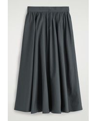 COS Utility A-line Maxi Skirt in Blue | Lyst UK