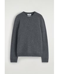 COS - Cashmere Crew-Neck Jumper - Lyst