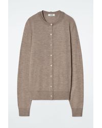COS - Layered Fine Cashmere Cardigan - Lyst
