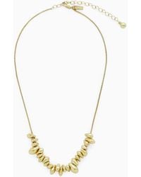 COS - Beaded Box Chain Necklace - Lyst