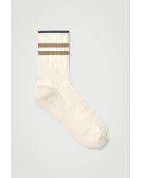 COS - Striped Sports Socks - Lyst
