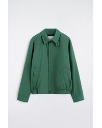 COS - Cotton-Nylon Harrington Jacket - Lyst