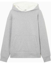 COS - Double-layered Jersey Hoodie - Lyst