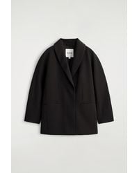 COS - Shawl-Collar Wool-Blend Blazer - Lyst