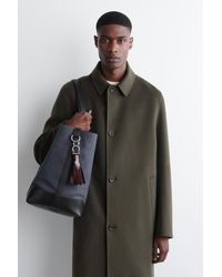 COS - Schlüsselanhänger Aus Leder Mit Fransen - Lyst