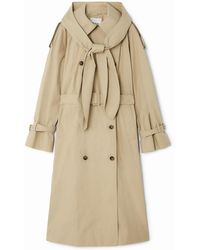 COS - Hooded Trench Coat - Lyst