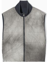 COS - Reversible Padded Utility Vest - Lyst