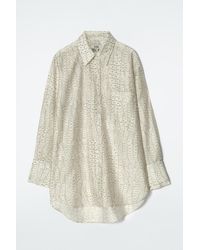COS - Printed Fluid Shirt - Lyst
