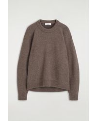 COS - Rounded Cashmere Crew-Neck Jumper - Lyst