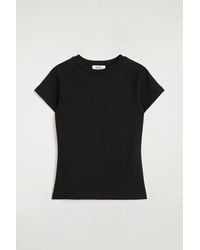 COS - Slim Cotton Raglan T-Shirt - Lyst