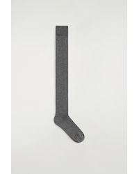 COS - Silk Knee Socks - Lyst