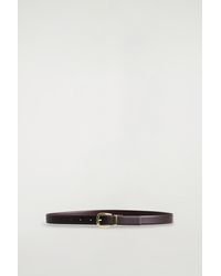 COS - Reversible Leather Belt - Lyst