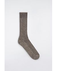 COS - Chunky Ribbed-Knit Socks - Lyst