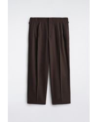 COS - Pleated Relaxed-Fit Straight-Leg Trousers - Lyst
