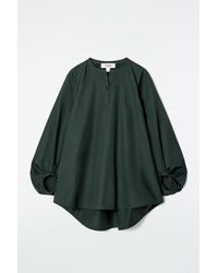 COS - Camicetta Con Manciche A Palloncino - Lyst