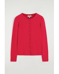 COS - Jersey Cardigan Top - Lyst