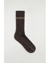 COS - Chunky Rib-Knit Socks - Lyst