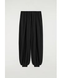 COS - Gathered Cotton Balloon-Leg Pants - Lyst
