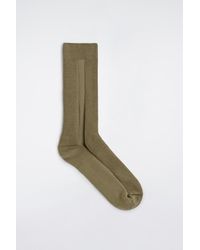 COS - Panelled Silk-Blend Socks - Lyst
