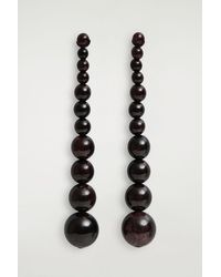 COS - Garnet Droplet Earrings - Lyst