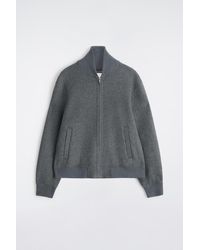 COS - Double-Faced Wool Bomber Jacket - Lyst