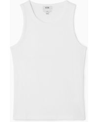 COS - Ribbed Tank Top - Lyst