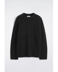 COS - Chunky Cashmere Crew-Neck Jumper - Lyst