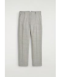 COS - Wool-Blend Straight-Leg Trousers - Lyst