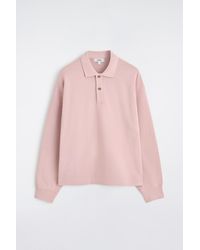 COS - Washed-Cotton Polo Sweatshirt - Lyst